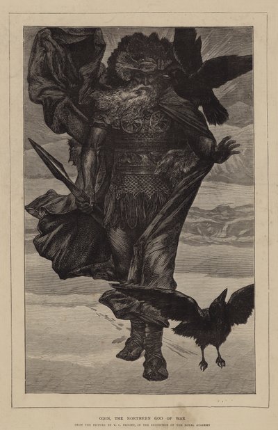 Odin, the Northern God of War by Valentine Cameron Prinsep